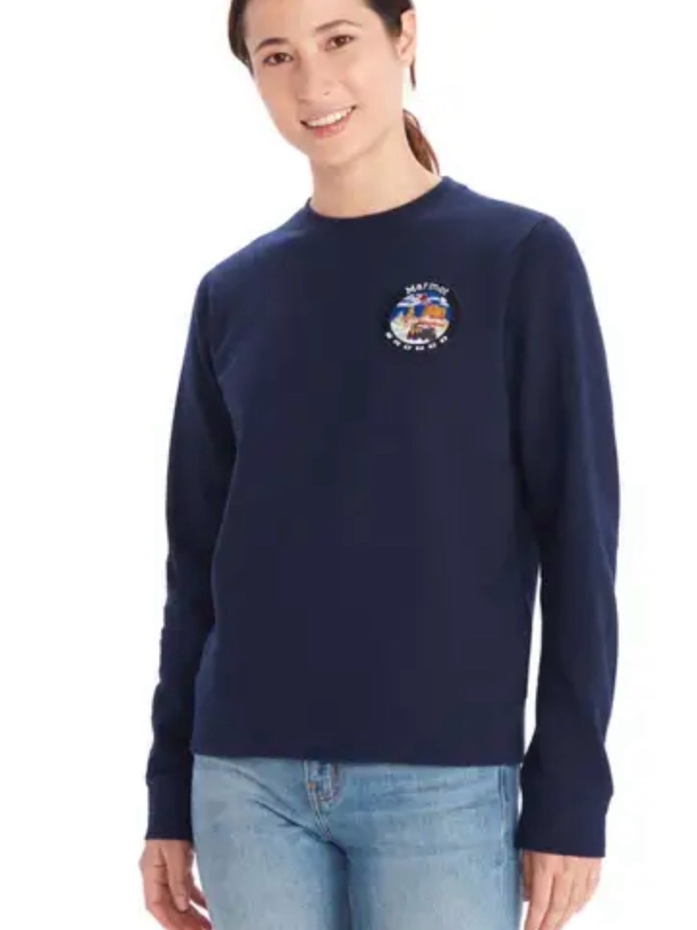 🧢 NEW Marmot x Ford Bronco Navy - Arctic Blue Crew neck Sweatshirt